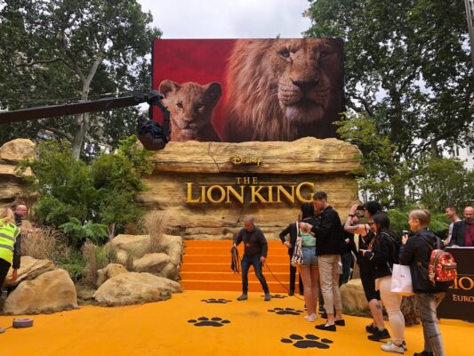 Lion King Film Premiere LED Screen Hire 1