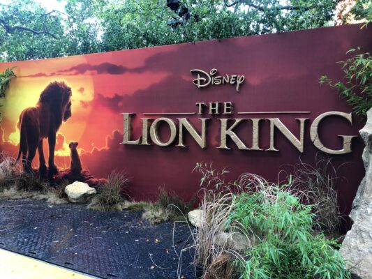 Lion King Film Premiere Screen Hire